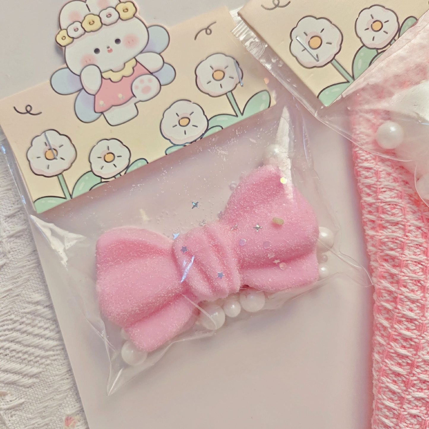 Handmade Bowknot Squishy Toy Fidget Toy Decompression Toys – product image 2