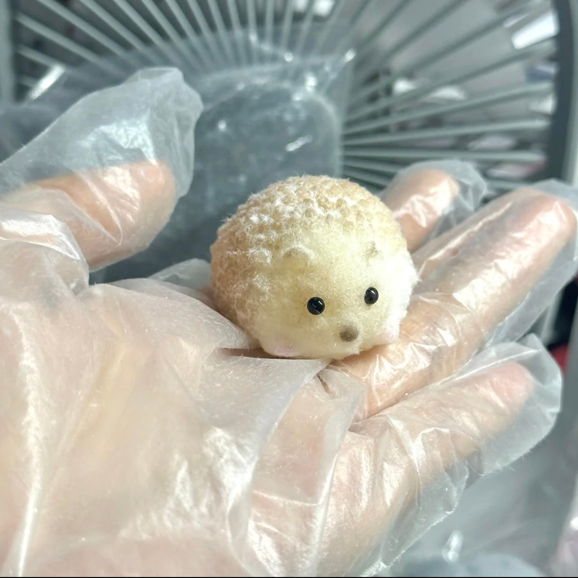 Handmade Mini Hedgehog Taba Squishy Toy – product image 2