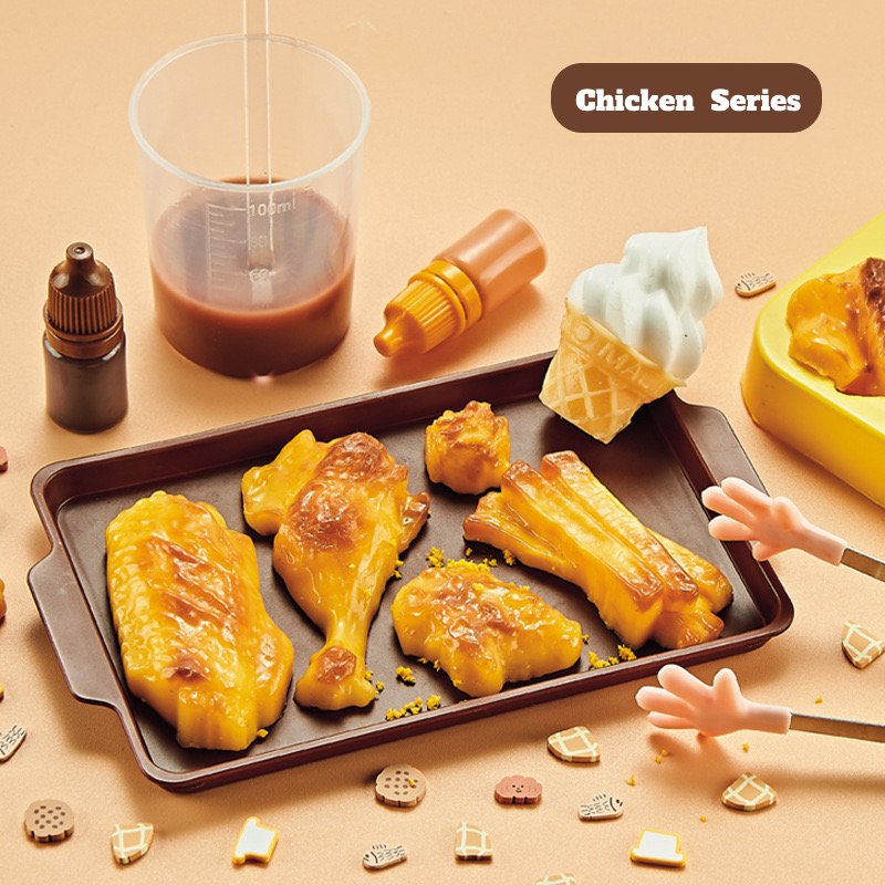 Food Squishy Making Kit for Starter, No Odor, for Squishy Toy Making (50ml Part A  + 50ml Part B) – product image 7