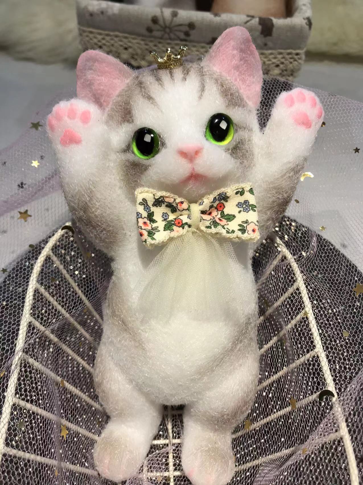 600g Handmade Silicone Cats Taba Squishy Toy – product image 2