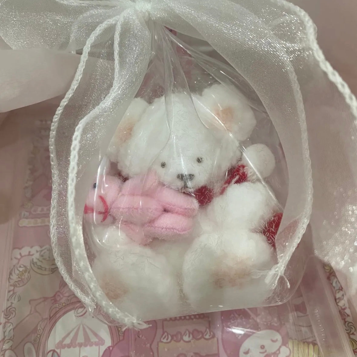 Handmade Teddy Bear Stress Relief Taba Squishy Toy  - Christmas Series – product image 4