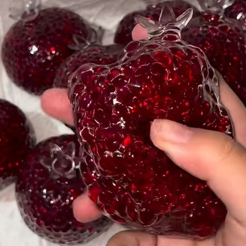 Garnet Red / Garne Blue Handmade Stress Balls – product image 2