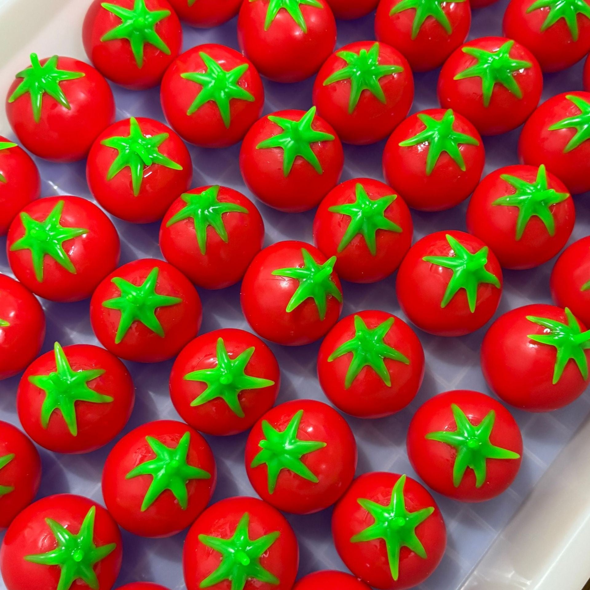 Crunchy Tomato Bead & Clay Base Stress Ball Squishy Stress Relief Decompression Toy – product image 4