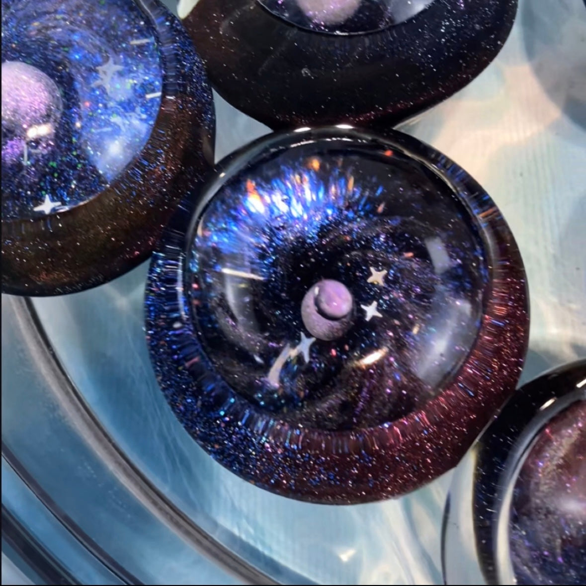 Transparent Handmade Cosmic Ball Taba Squishy Toy Stress Ball – product image 2