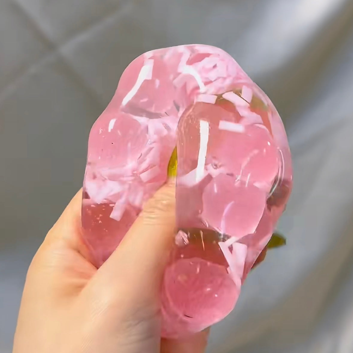 Fruit Hard Candy & Vaseline Base Stress Ball Squishy Stress Relief Decompression Toy – product image 3