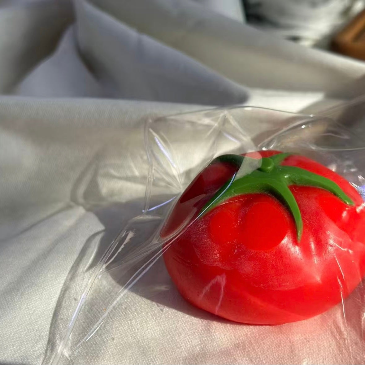Handmade Tomato Taba Squishy Toy – product image 3