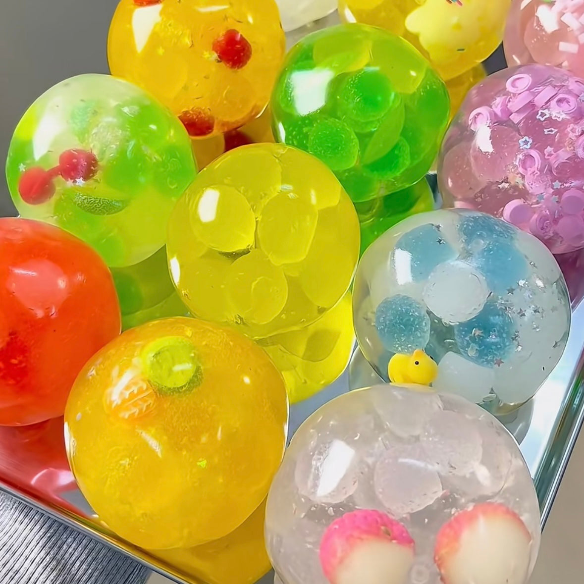 Fruit Hard Candy & Vaseline Base Stress Ball Squishy Stress Relief Decompression Toy – product image 2