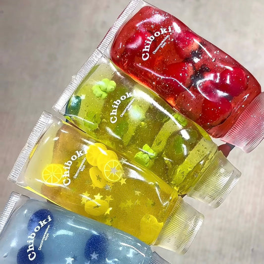 Toothpaste Shape Vaseline Base Handmade Stress Balls — Strawberry / Blueberry / Lemon