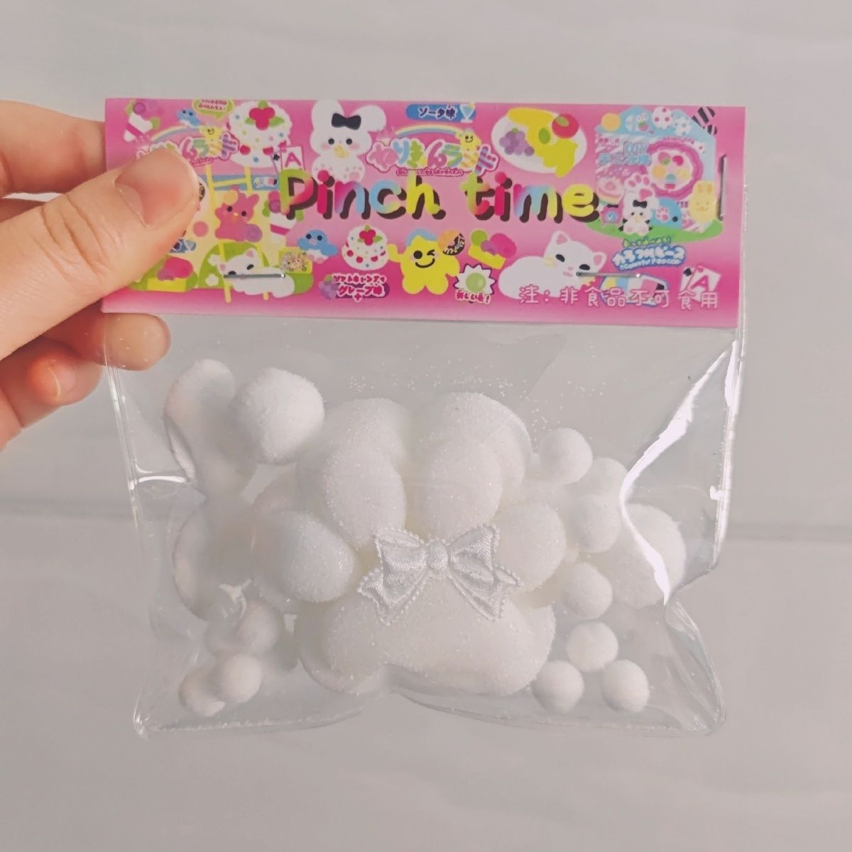 Handmade White Squishy Cute Cat’s Paw Taba Squishy Toy – product image 4