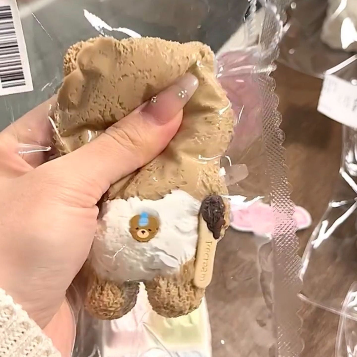Handmade Brown Bear Taba Squishy Toy – product image 3