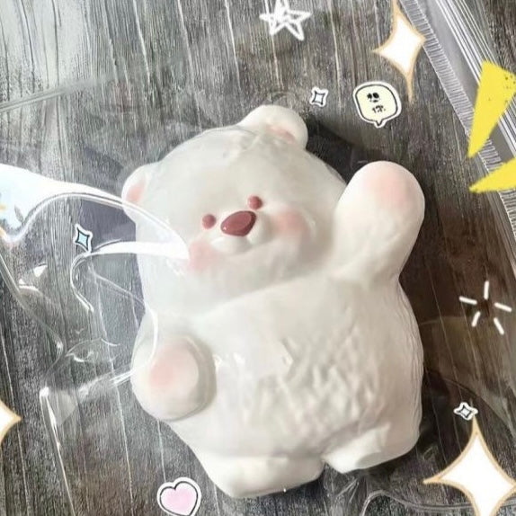 Handmade Cute Beckoning Bear Taba Squishy Toy – product image 3