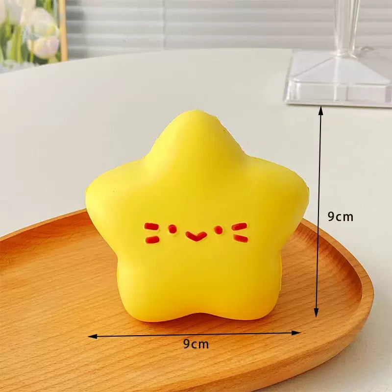 Slow Rising Squishy Yellow Star Stress Relief Decompression Toy – product image 4