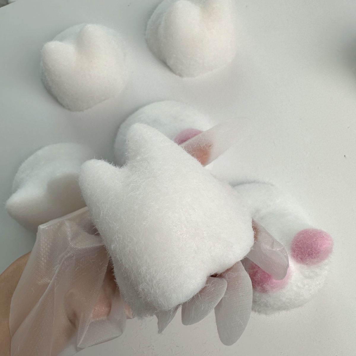 Handmade Silicone Kitty with Fur Stress Relief Squeeze Toy – product image 2