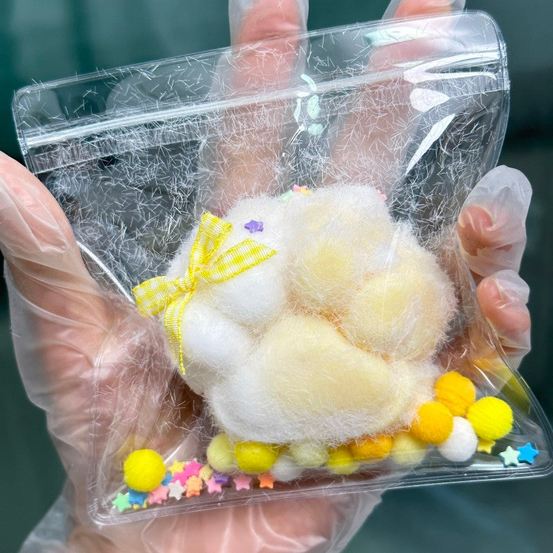 Handmade Silicone Cat's Paw Stress Relief Squishy Toy — Pink / Yellow / Blue & More – product image 7