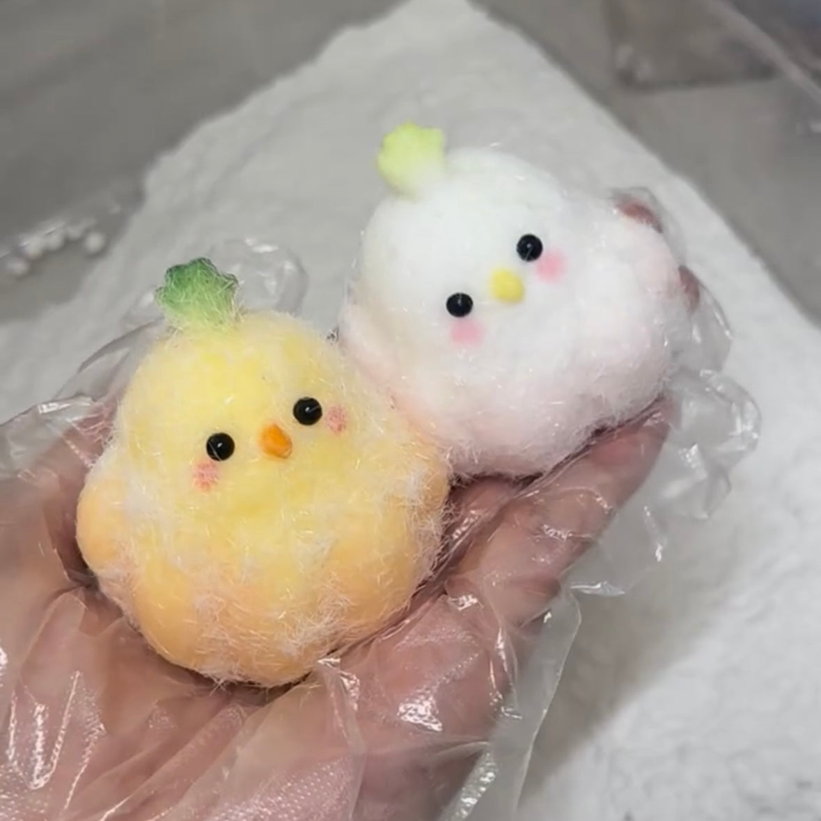 Garlic Chicks Chicken Taba Squishy Toy – product image 3