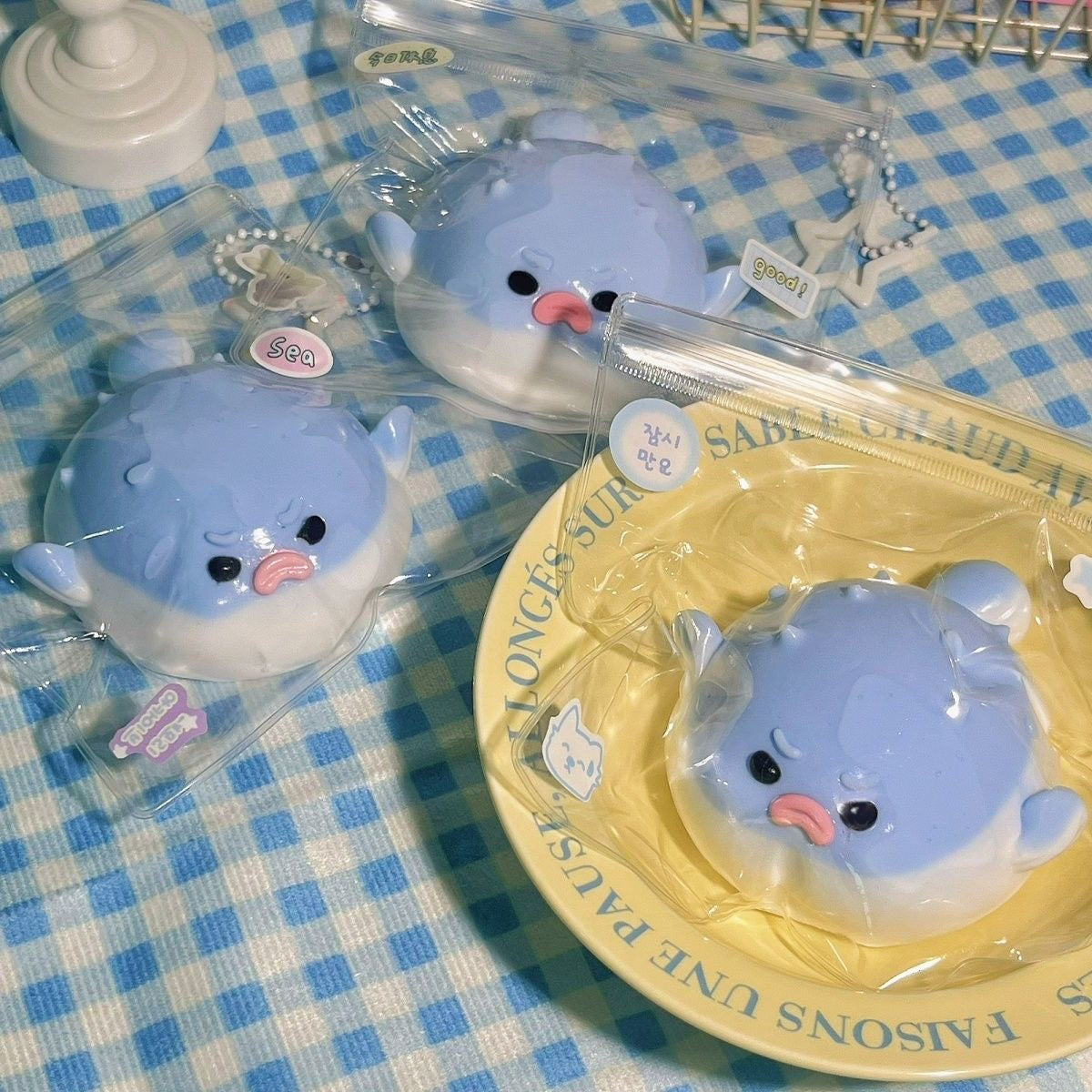 Handmade Silicone Puffer Fish Stress Relief Squishy Toy – product image 3