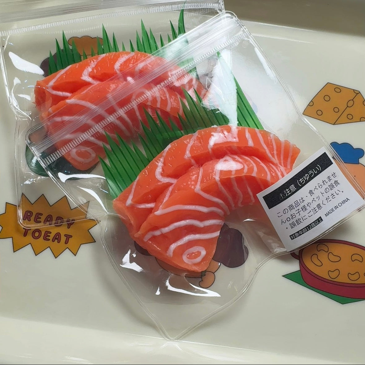 Handmade Silicone Salmon Stress Relief Squishy Toy – product image 2