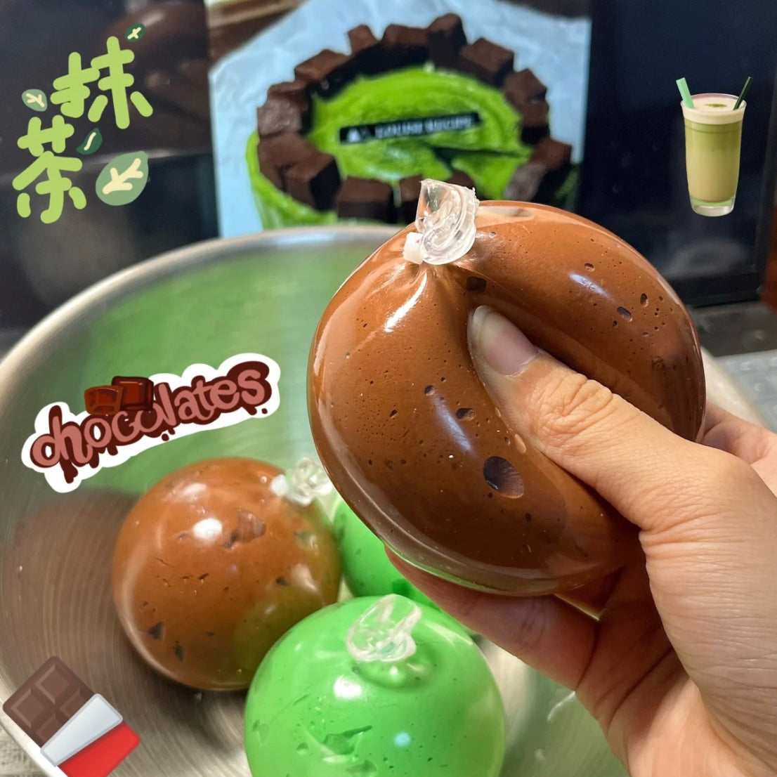 Handmade Stress Balls — Brown – product image 3