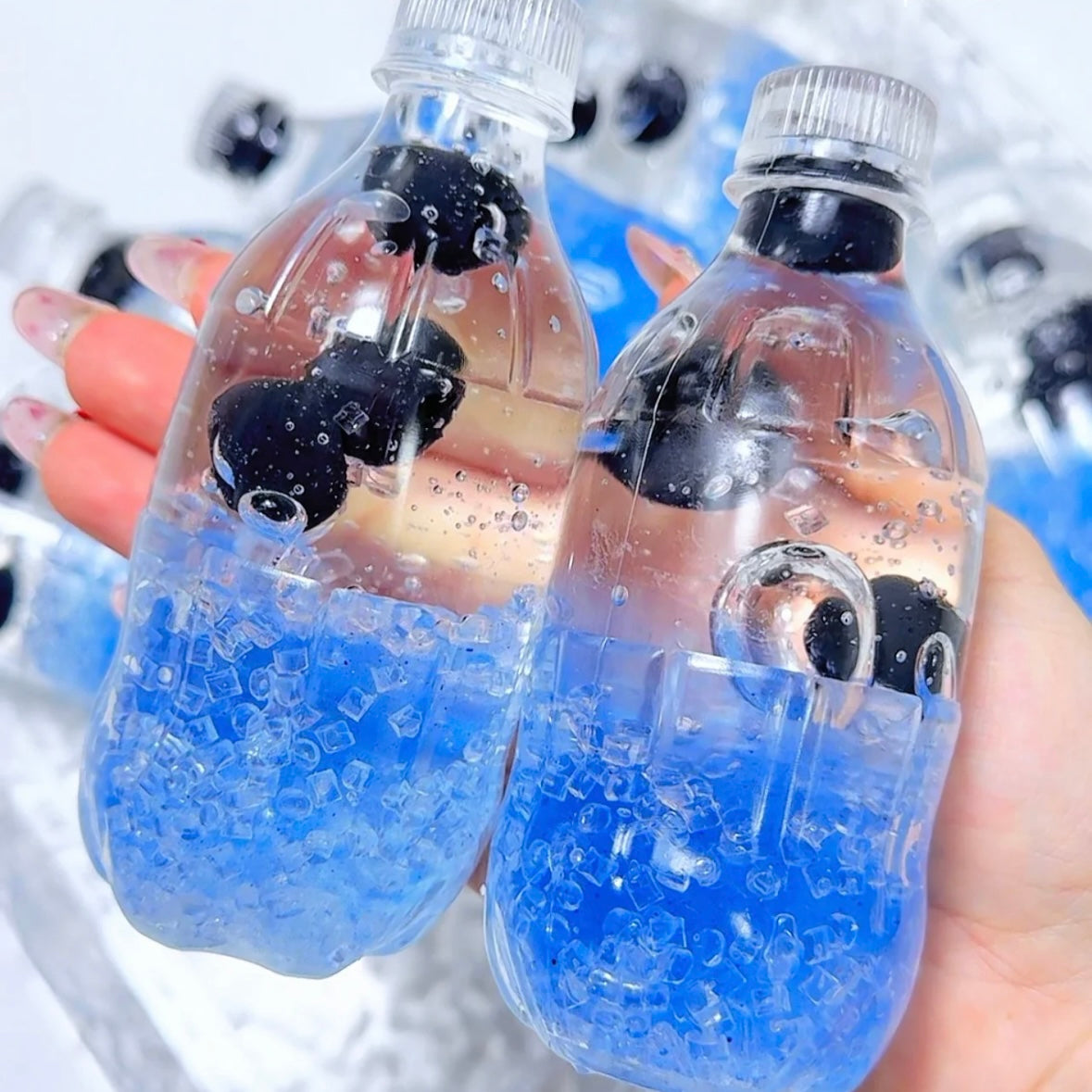 Handmade Strawberry / Blueberry Sparkling Water Stress Ball – product image 11