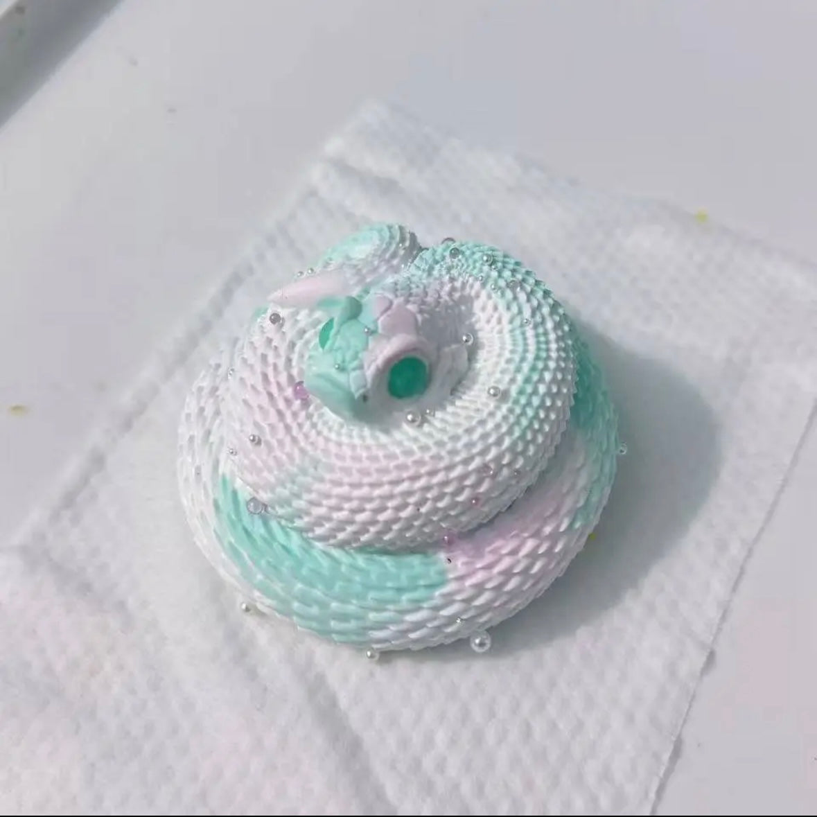 Handmade Circling Snake Taba Squishy Toy – product image 10