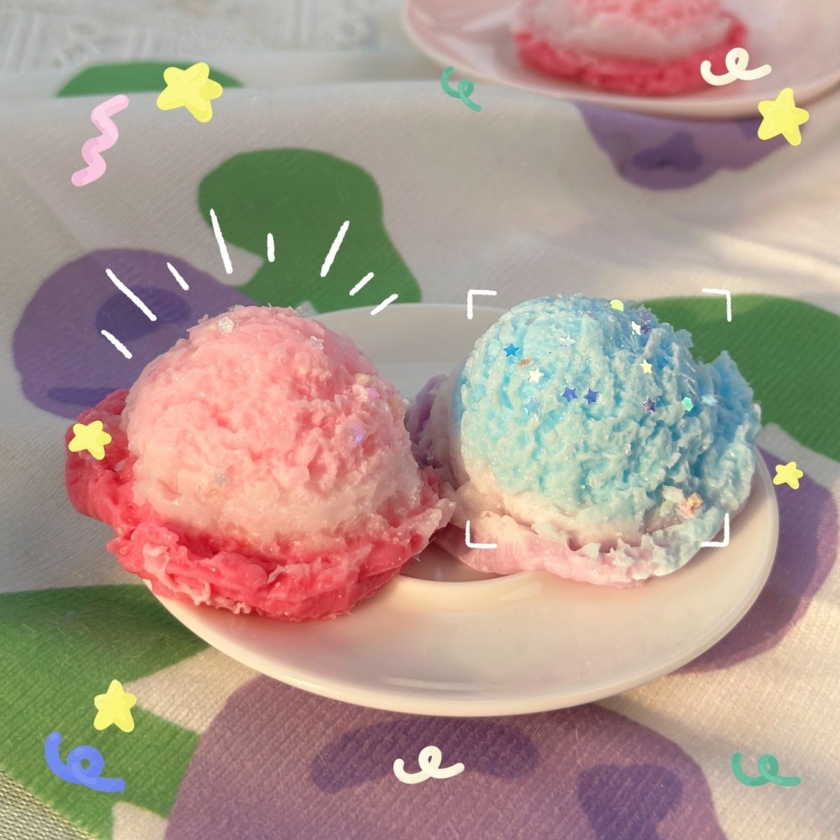 Handmade Ice Cream Soft Stress Relief Taba Squishy Toy – product image 5