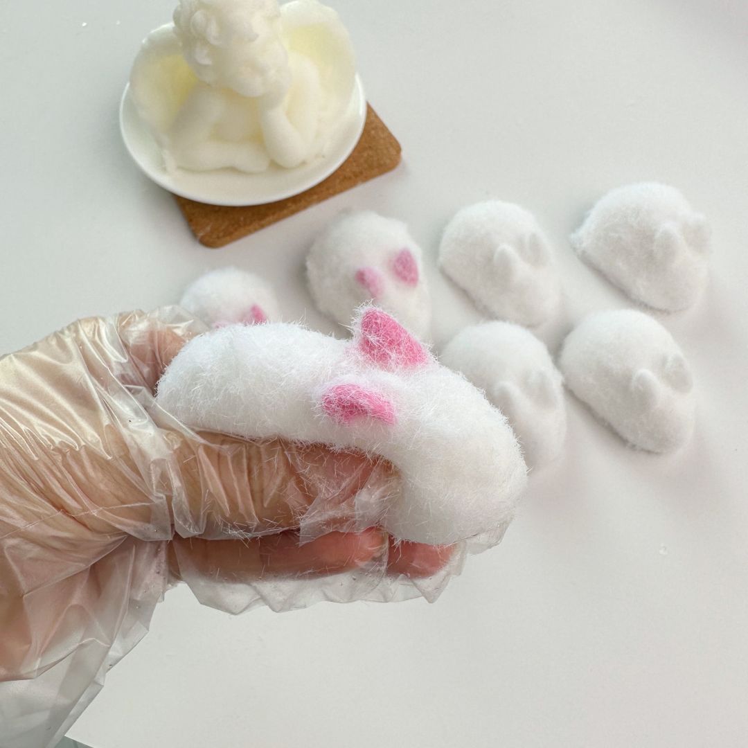 2pcs Handmade Rabbit Bunny Taba Squishy Toy – product image 2