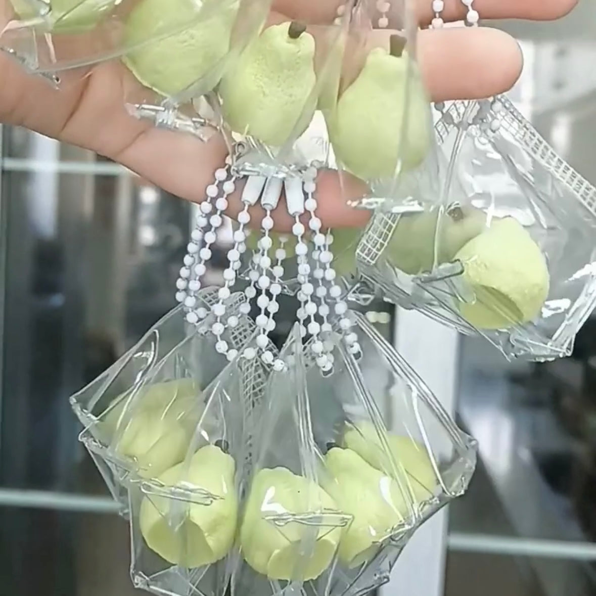 Handmade Silicone Mini Pear Taba Squishy Toy – product image 3