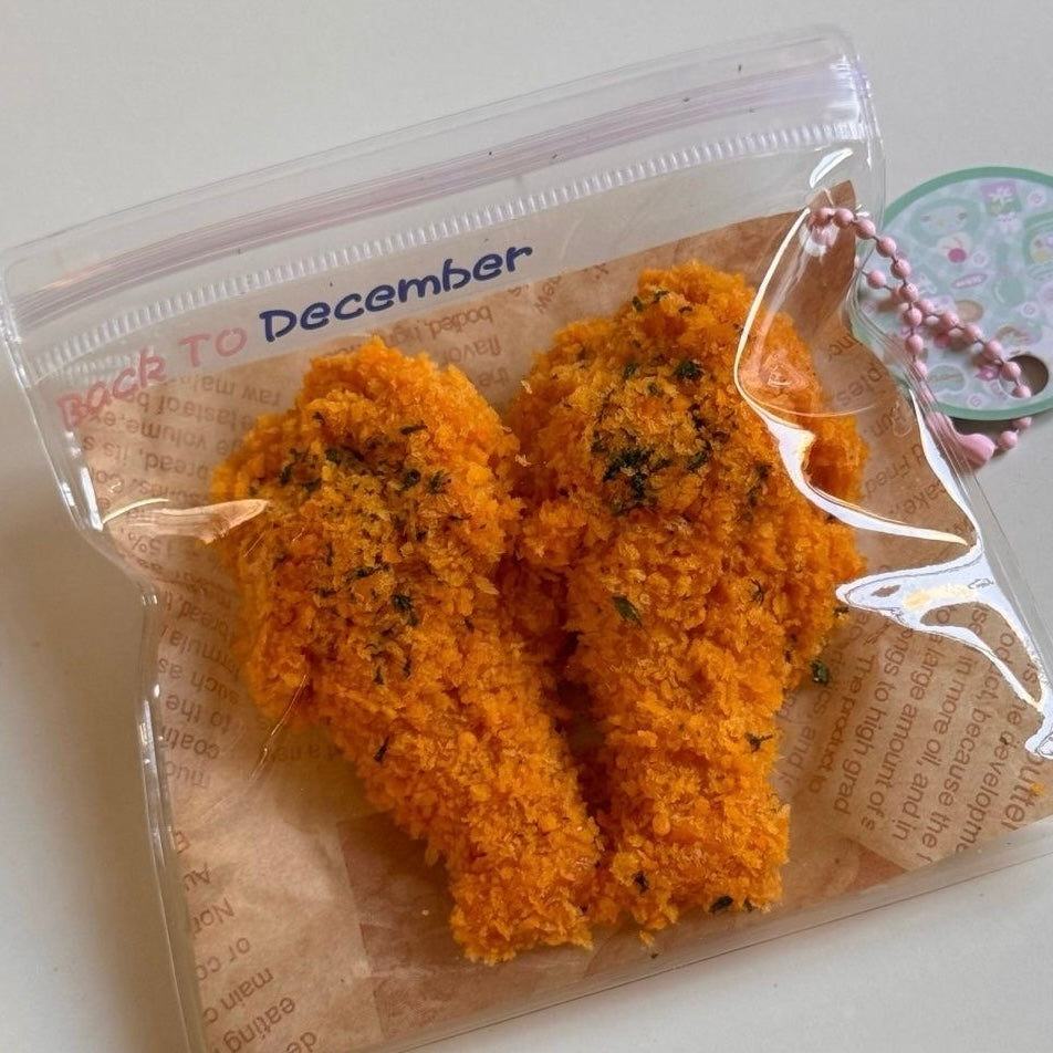 60g Fried Chicken Drumstick Taba Squishy Toy – product image 4