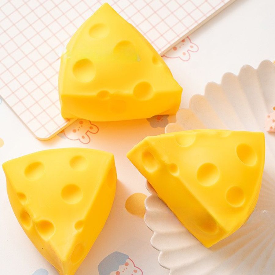 Cheese Wedge Fast Rebound Squishy – product image 2