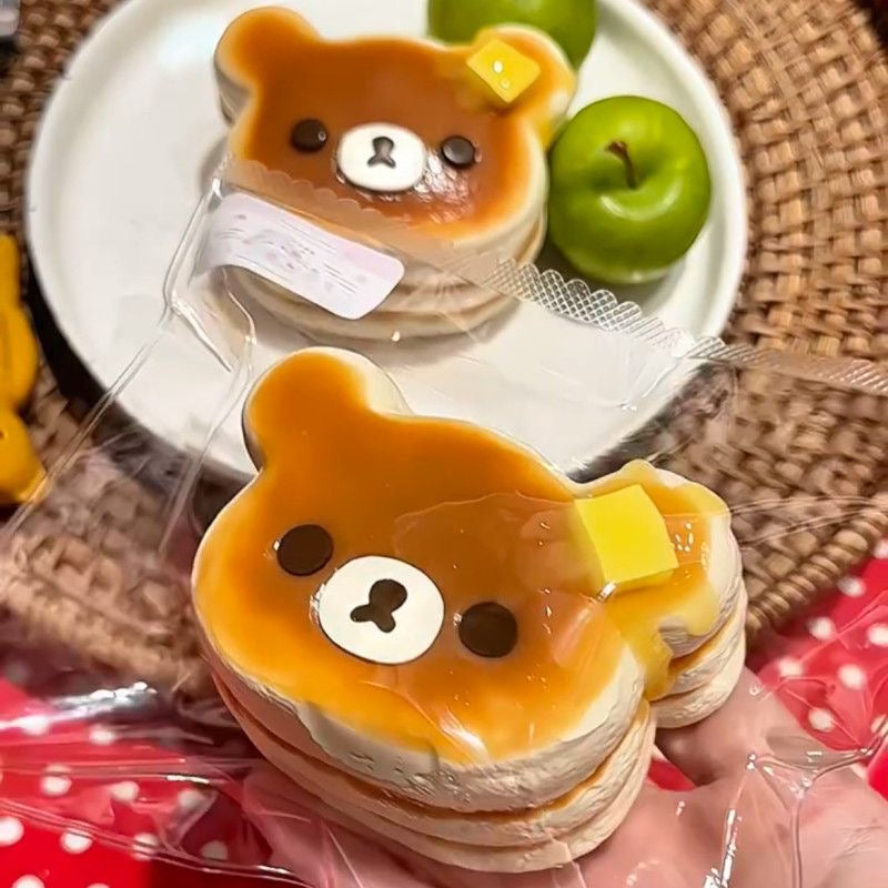 Brown Bear Head Taba Squishy Toy – product image 2
