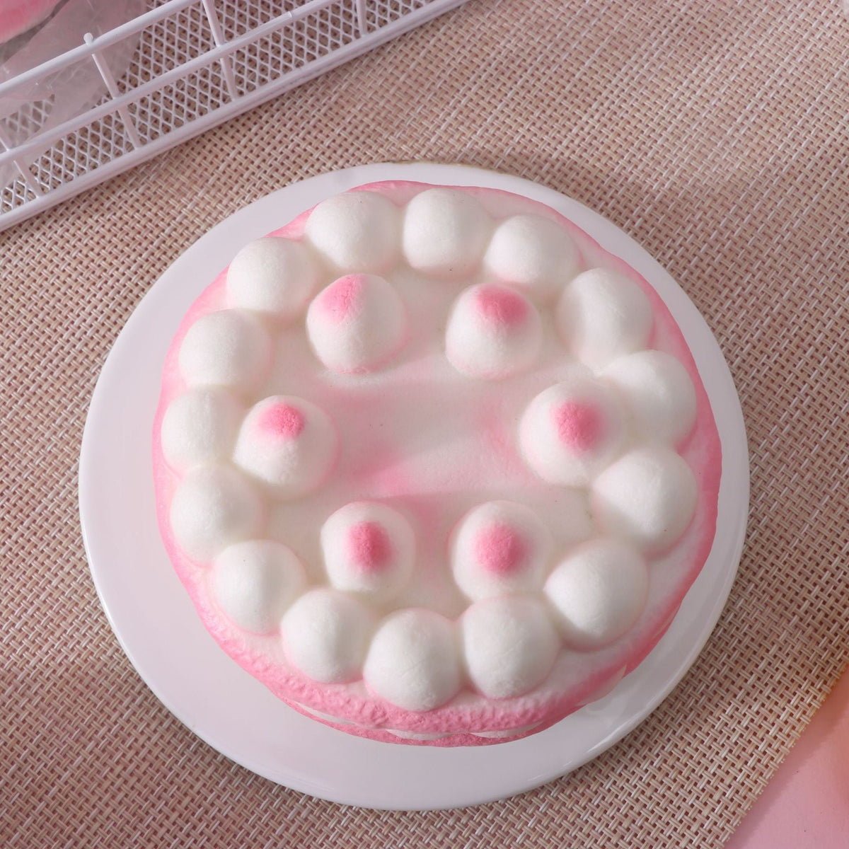 Slow Rising Squishy Pink Cake Stress Relief Decompression Toy – product image 6