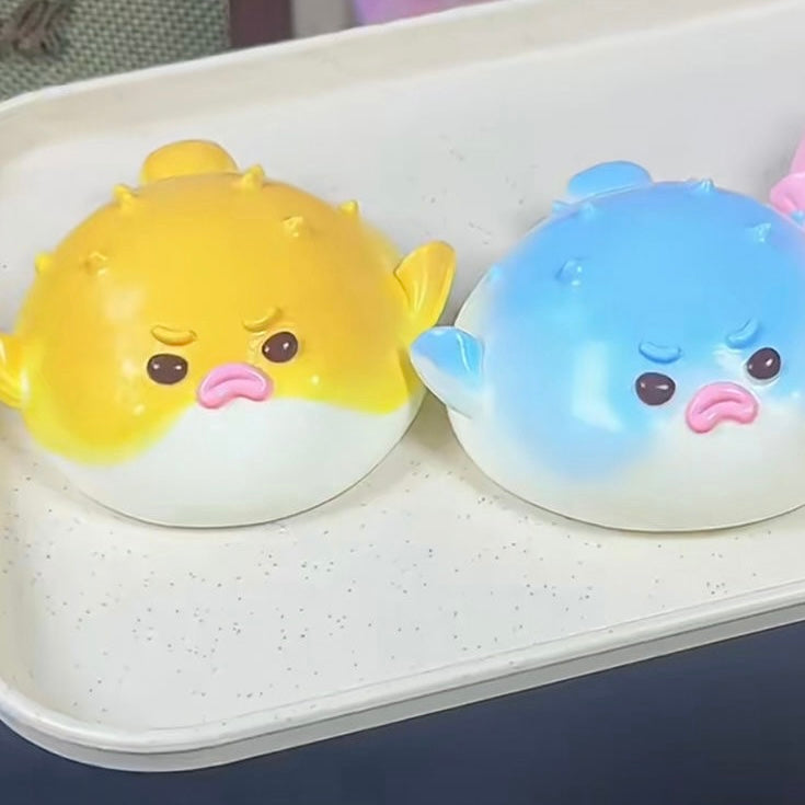 Handmade Silicone Puffer Fish Stress Relief Squishy Toy – product image 6