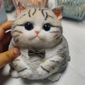1000g Handmade Silicone Big Kitty Cat Stress Relief Toy with Flocking – product image 6