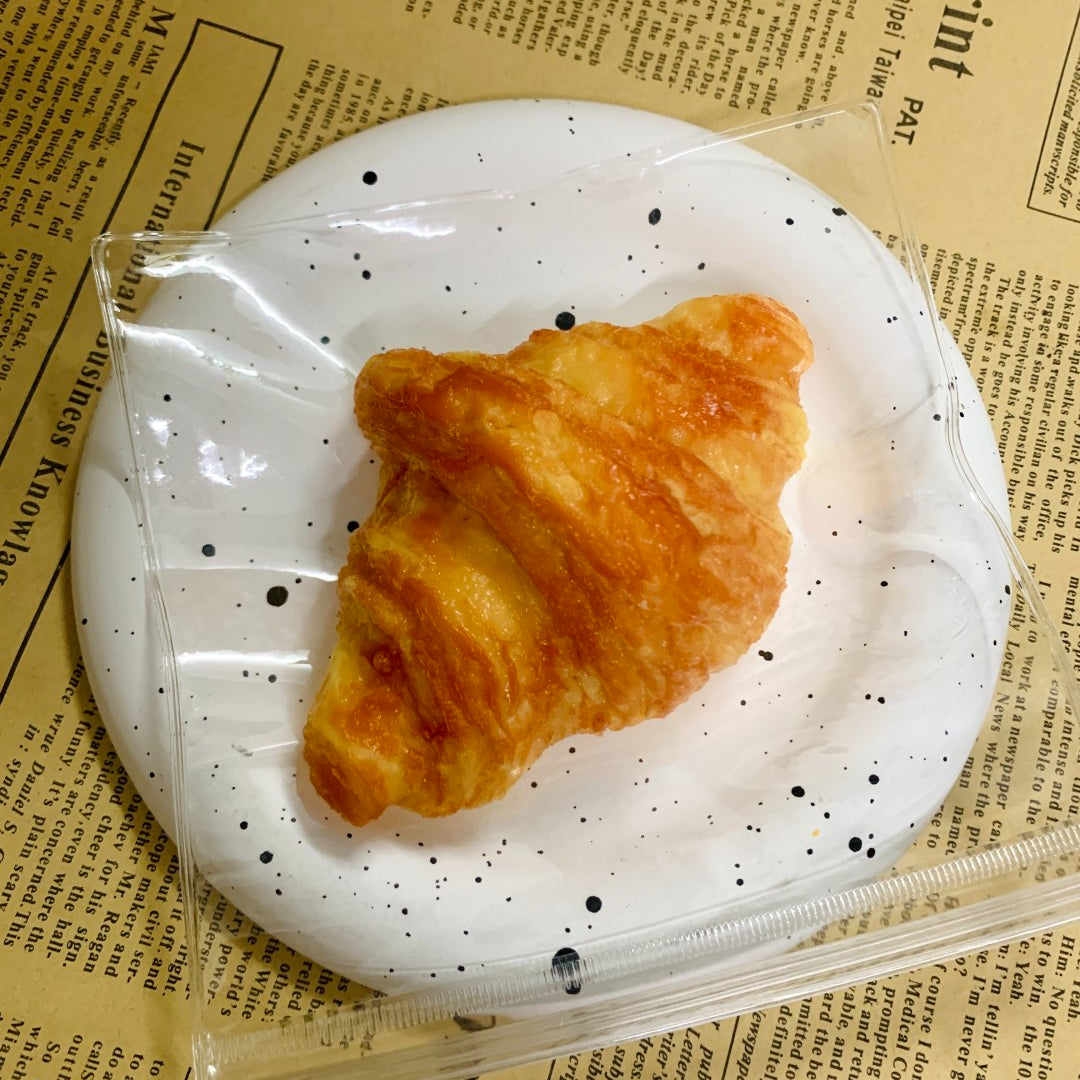 Handmade Silicone Croissant Stress Relief Squishy Toy – product image 3