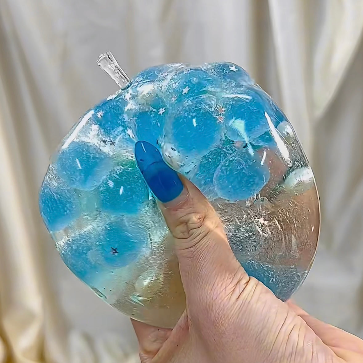 Blue Apple Vaseline Base Stress Ball Squishy Stress Relief Decompression Toy – product image 5