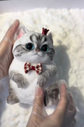 1000g Handmade Silicone Big Kitty Cat Stress Relief Toy with Flocking – product image 8