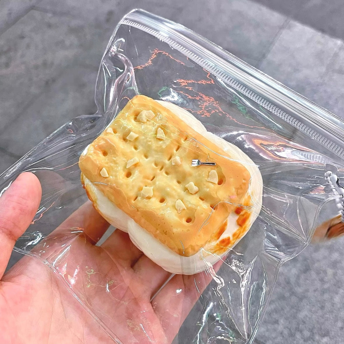 Handmade Silicone Marshmallow Cookies Taba Squishy Toy – product image 3
