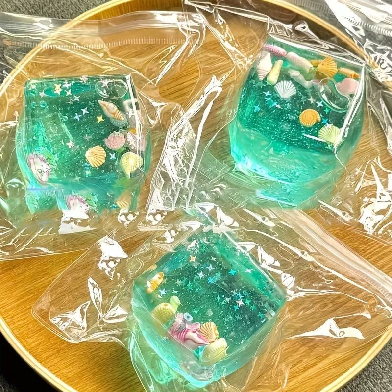 Sea Ice Cube Stress Ball Jelly Ball Squishy Stress Relief Decompression Toy – product image 2