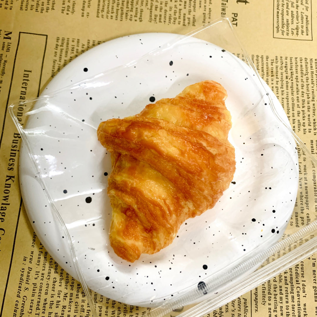 Handmade Silicone Croissant Stress Relief Squishy Toy – product image 2