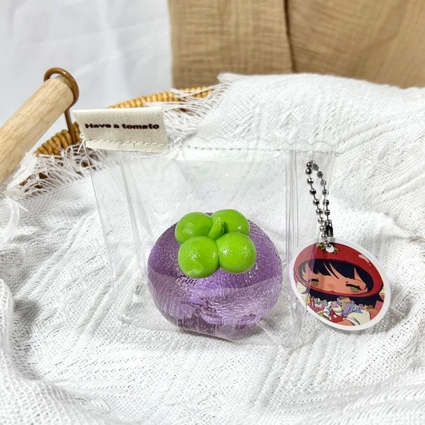 Transparent Mangosteen Taba Squishy Toy – product image 2