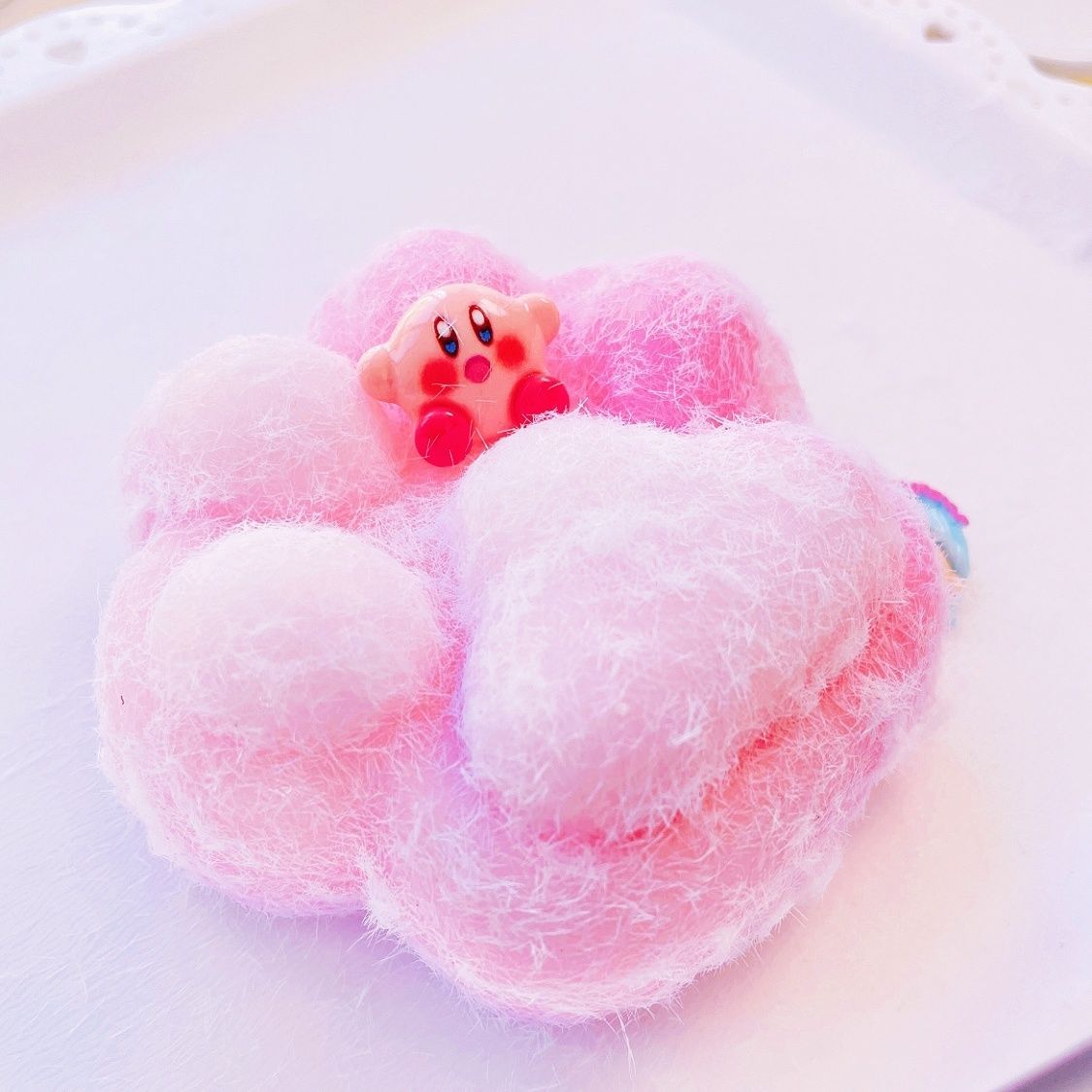 260g Handmade Silicone Cat's Paw Stress Relief Squishy Toy — pink & white / yellow & pink / pink & blue & More – product image 6