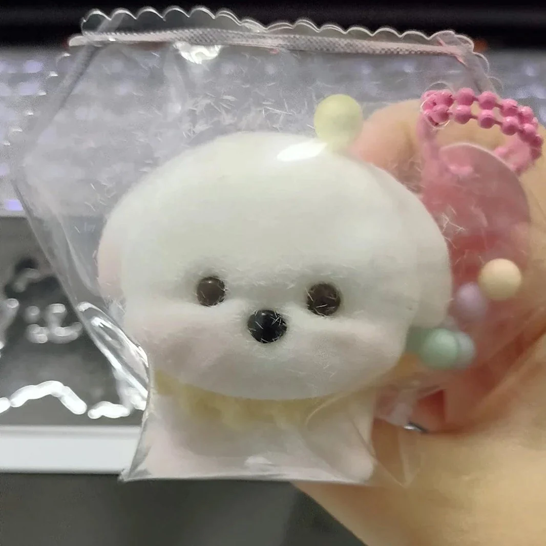 Tiny Puppy Stress Relief Taba Squishy Toy with Flocking – product image 2