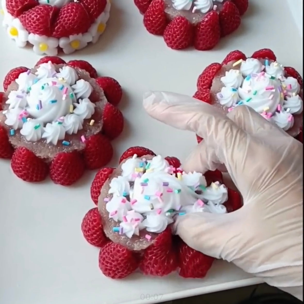 Handmade Silicone Dessert Stress Relief Squishy Toy — Square Cake - 240g / Round Cake - 150g – product image 3