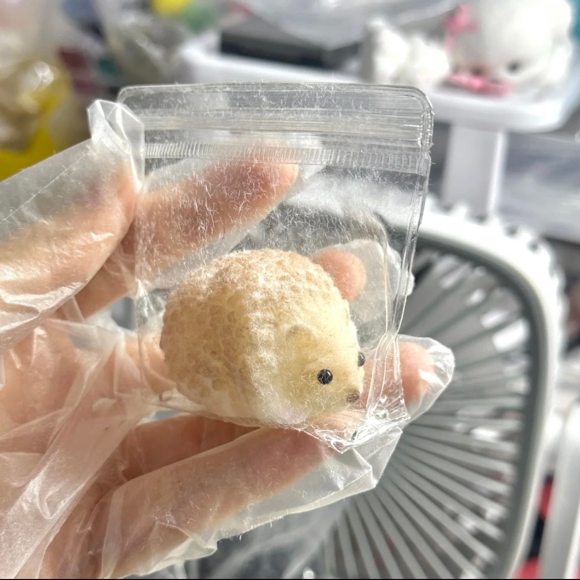 Handmade Mini Hedgehog Taba Squishy Toy – product image 5