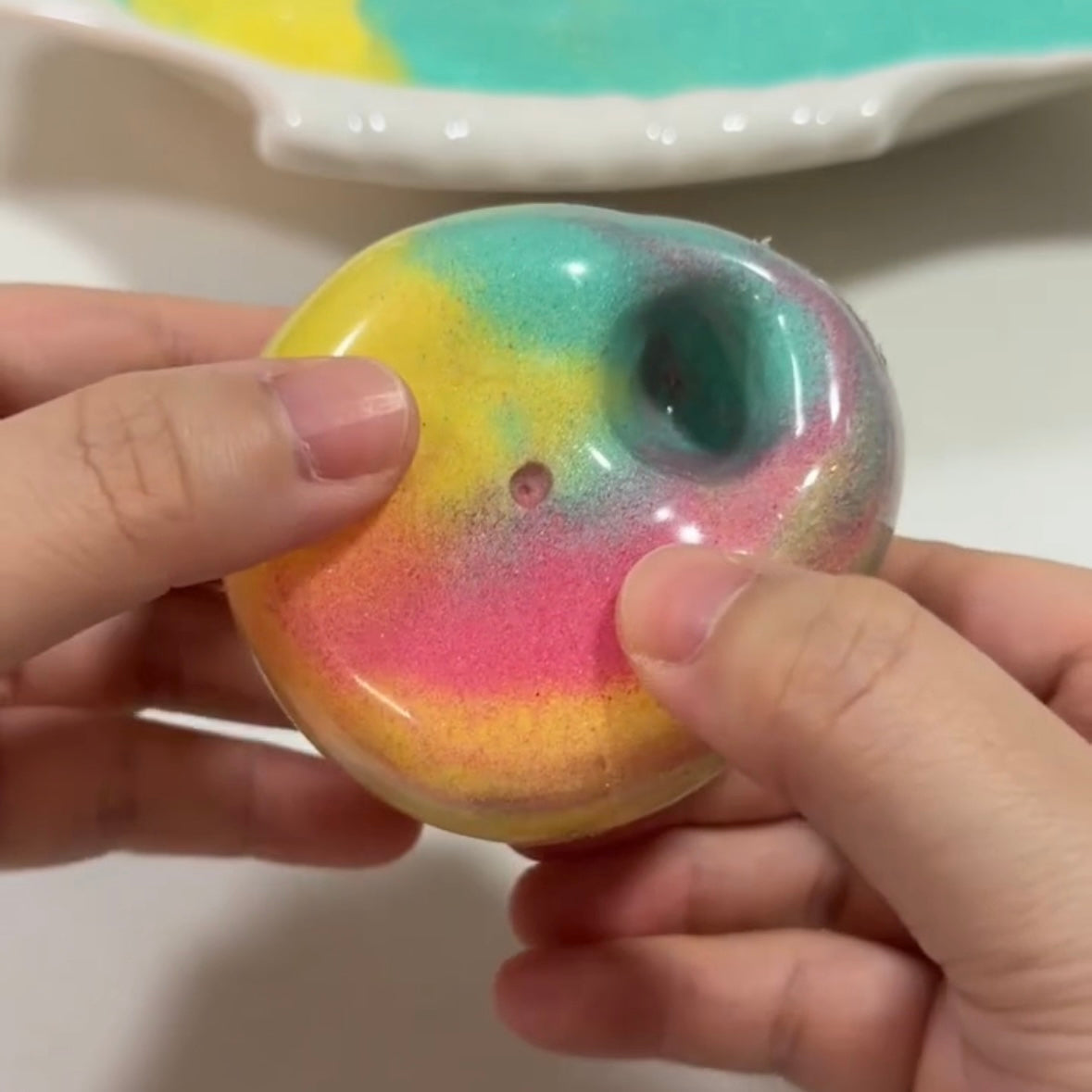 Handmade Satisfying Sound Stress Ball – product image 4