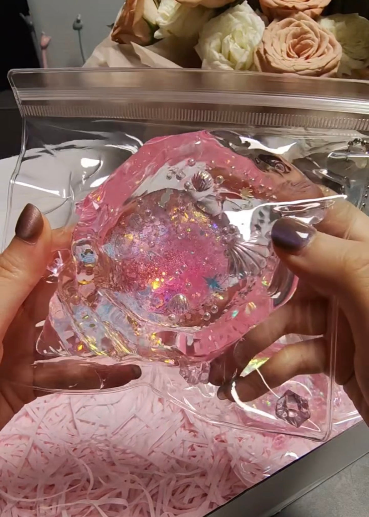 Transparent Whelk Conch Taba Squishy Toy (Liquid Squishy) – product image 7