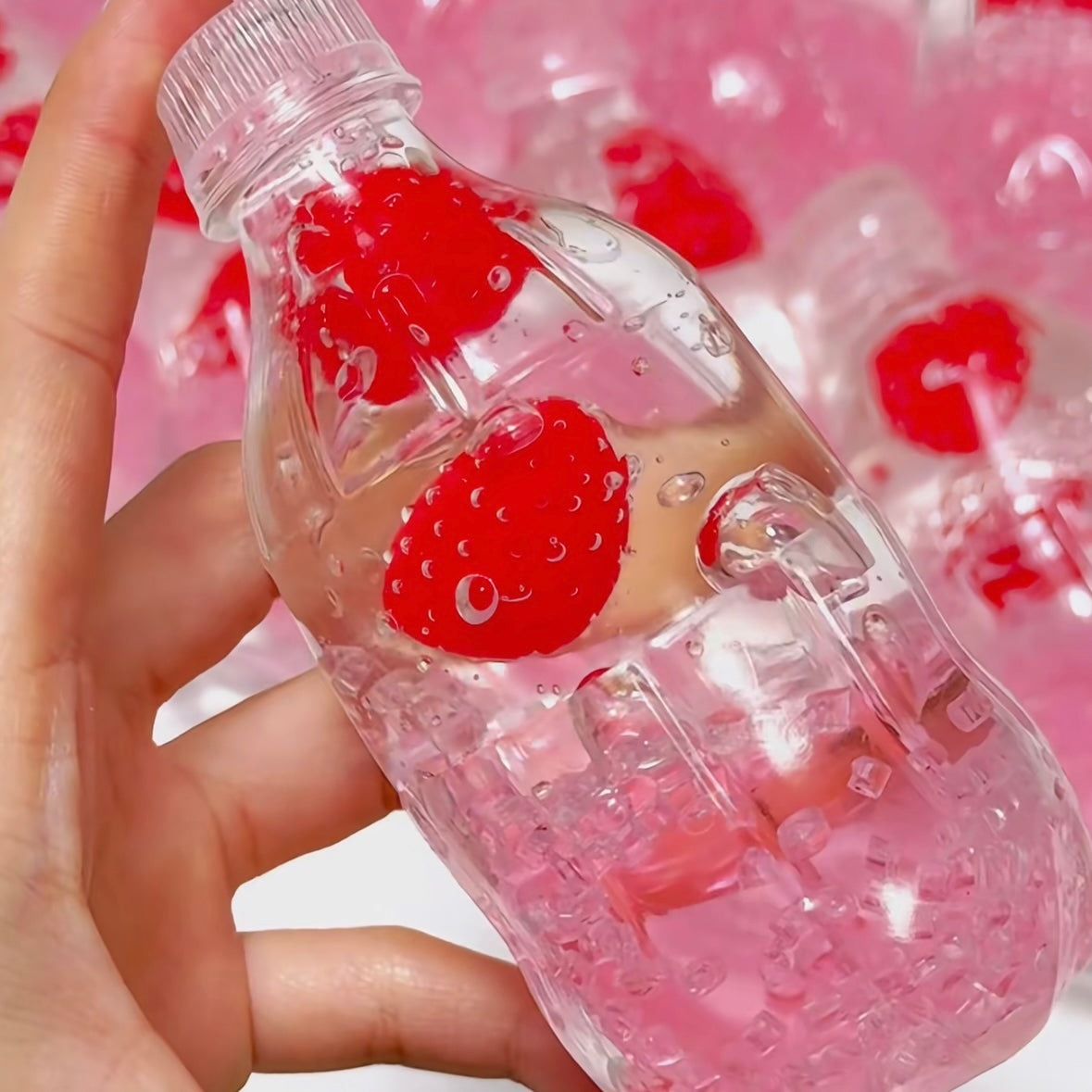 Handmade Strawberry / Blueberry Sparkling Water Stress Ball – product image 10