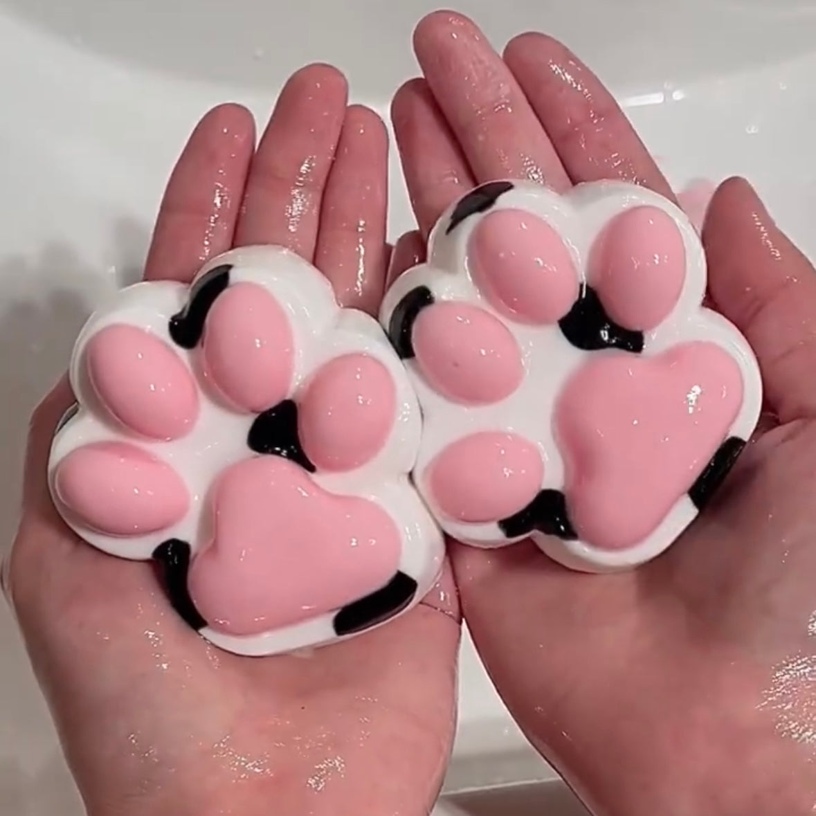 Handmade Silicone Cat's Paw Stress Relief Squishy Toy — Cat's Paw