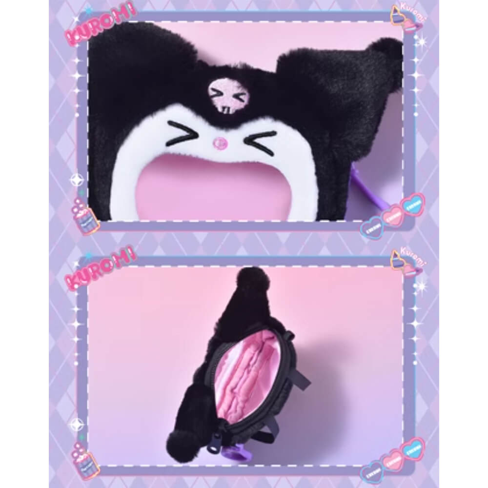 Kuromi Thrilled Plushie Ita Bag - Mini, Small, Large — image 12