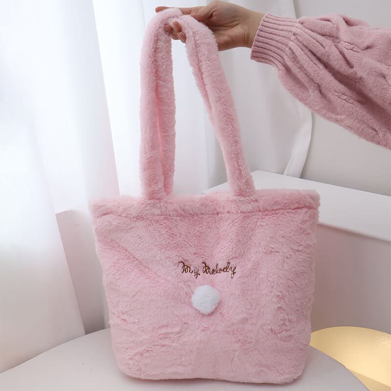 My Melody Face Large Capacity Plushie Tote — image 5